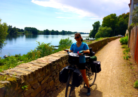 1er journée à vélo au bord de la Loire Yasmina